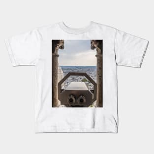 The Eiffel Tower from the Sacre Coeur Dome in Paris Kids T-Shirt